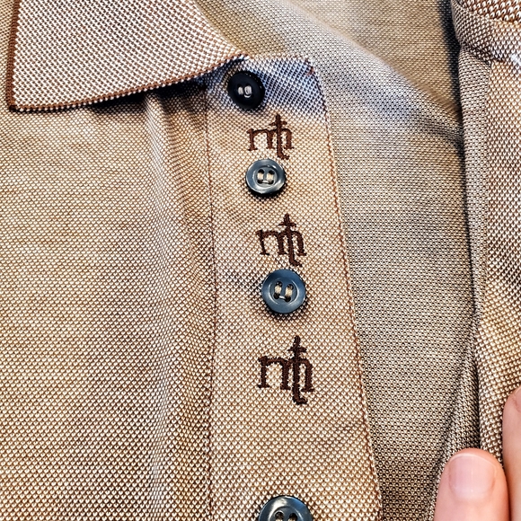 Michael Thomas Polo Egyptian Nile Cotton Made In Italy - Picture 4 of 6